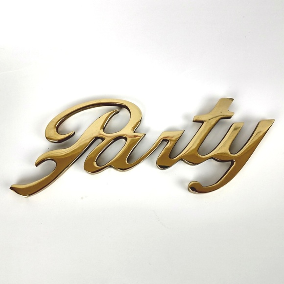 MUDPIE Party Gold Beer Soda Drink Bottle Opener Br - Picture 3 of 3